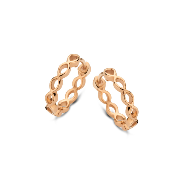 Boucles d'oreilles One More Créoles Ischia Basics Or Rose