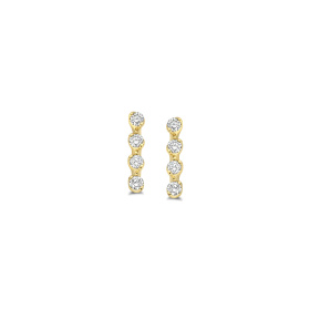 Boucles d'oreilles One More  Ischia Basics Diamants Or Jaune