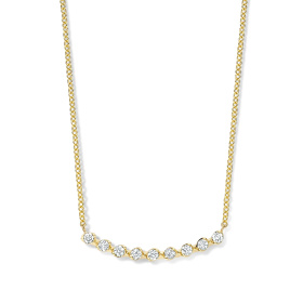 Collier One More  Ischia Basics Diamants Or Jaune