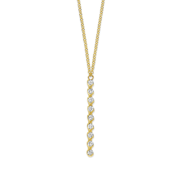 Collier One More  Ischia Basics Diamants Or Jaune