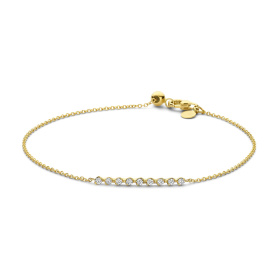 Bracelet One More  Ischia Basics Diamants Or Jaune