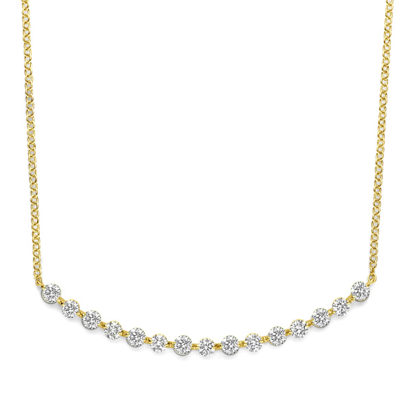 Collier One More  Ischia Basics Diamants Or Jaune