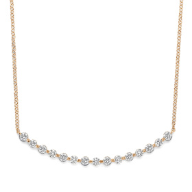 Collier One More  Ischia Basics Diamants Or Rose