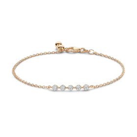 Bracelet One More  Ischia Basics Diamants Or Rose