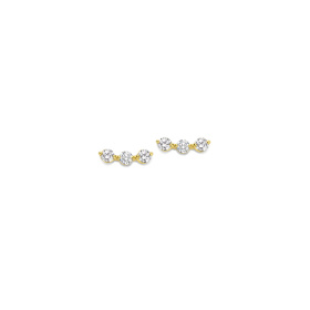 Boucles d'oreilles One More  Ischia Basics Diamants Or Jaune