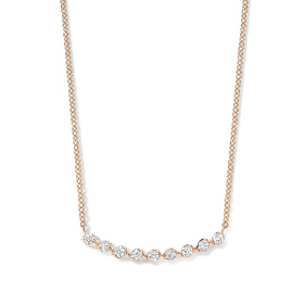 Collier One More  Ischia Basics Diamants Or Rose
