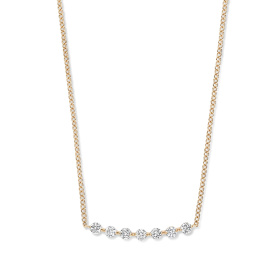 Collier One More  Ischia Basics Diamants Or Rose