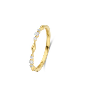 Bague One More  Ischia Basics Diamants Or Jaune