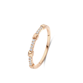 Bague One More  Ischia Basics Diamants Or Rose