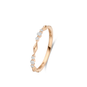 Bague One More  Ischia Basics Diamants Or Rose