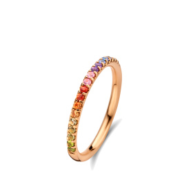 Bague One More  Ischia Basicspierres fines Or Rose