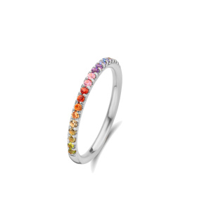 Bague One More  Ischia Basicspierres fines Or Blanc