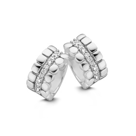 Boucles d'oreilles One More  Ischia Diamants Or Blanc