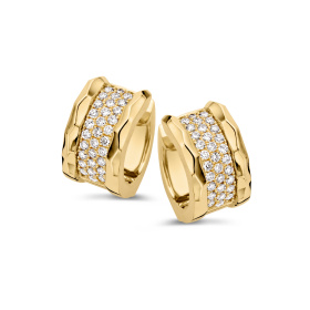 Boucles d'oreilles One More  Ischia Diamants Or Jaune