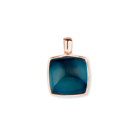 Pendentif One More Pendentif Pantelleria topaze London Blue nacre Or Rose
