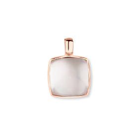 Pendentif One More Pendentif Pantelleria topaze blanche nacre Or Rose