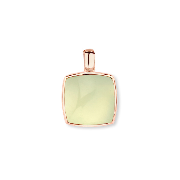 Pendentif One More Pendentif Pantelleria préhnite nacre Or Rose