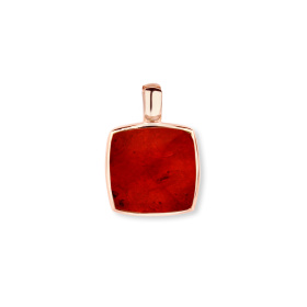 Pendentif One More Pendentif Pantelleria quartz et rubis nacre Or Rose