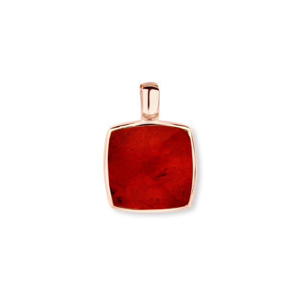 Pendentif One More Pendentif Pantelleria quartz et rubis nacre Or Rose