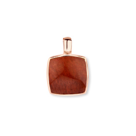 Pendentif One More Pendentif Pantelleria quartz oeil de tigre rouge Or Rose