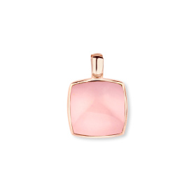 Pendentif One More Pendentif Pantelleria quartz rose nacre Or Rose