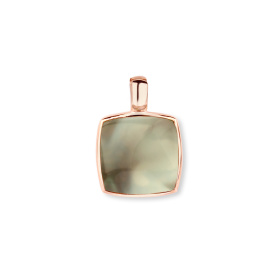 Pendentif One More Pendentif Pantelleria prasiolite nacre Or Rose
