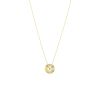 Collier La Brune & La Blonde 360° Trio Diamants 0.40 carat or jaune