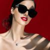 Collier La Brune & La Blonde Mini Lune Or Blanc Diamant 0.07ct