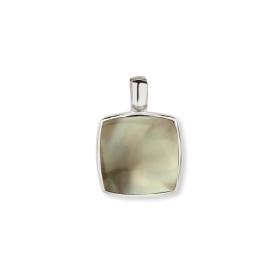 Pendentif One More Pendentif Pantelleria prasiolite nacre Or Blanc