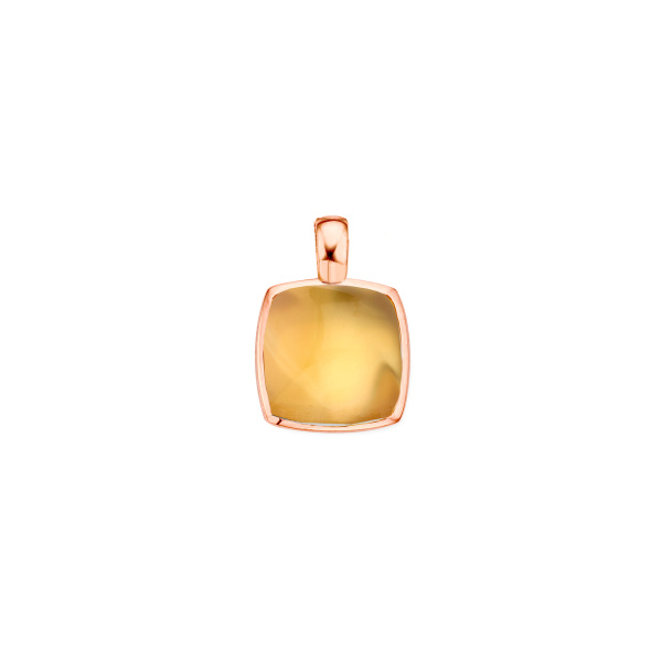 Pendentif One More Pendentif Pantelleria citrine nacre Or Rose