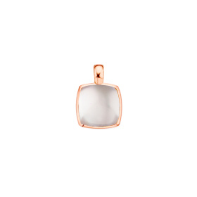 Pendentif One More Pendentif Pantelleria topaze blanche nacre Or Rose
