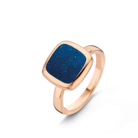 Bague One More  Pantelleria lapis lazuli Or Rose