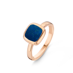 Bague One More  Pantelleria lapis lazuli Or Rose