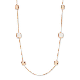 Collier One More  Pantelleria nacre Or Rose (74 CM)