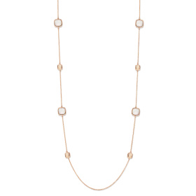 Collier One More  Pantelleria nacre Or Rose (90 CM)