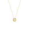 Collier La Brune & La Blonde 360° Trio Diamants 0.40 carat or jaune