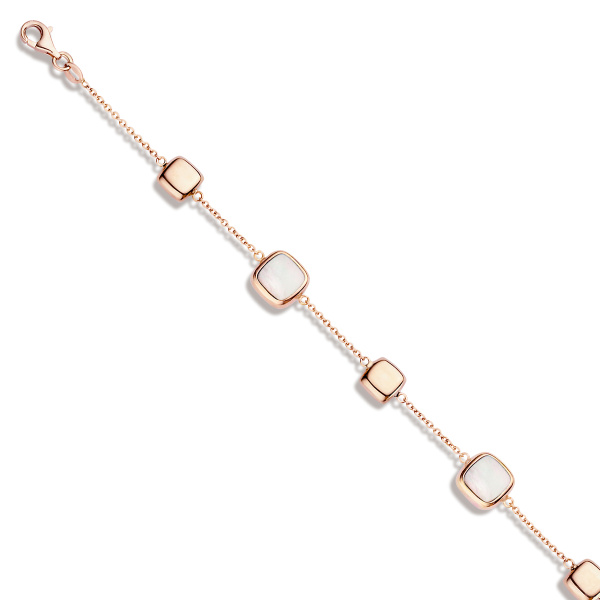 Bracelet One More  Pantelleria nacre Or Rose