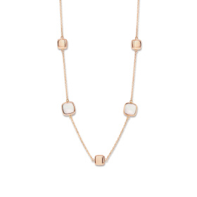 Collier One More  Pantelleria nacre Or Rose (45 CM)