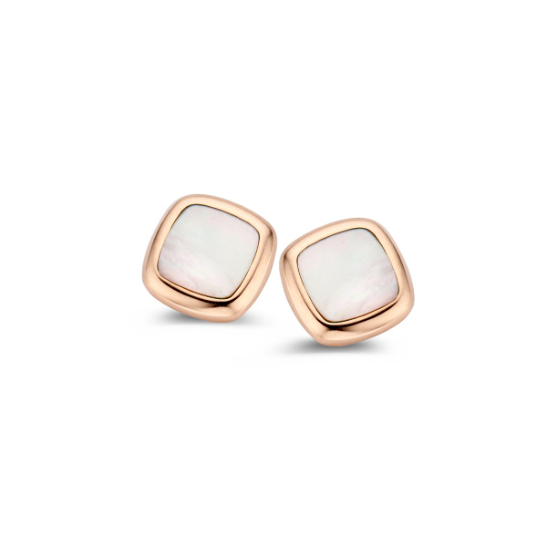 Boucles d'oreilles One More  Pantelleria nacre Or Rose