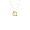 Collier La Brune & La Blonde 360° Trio Diamants 0.40 carat or jaune
