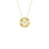 Collier La Brune & La Blonde 360° Trio Diamants 0.40 carat or jaune