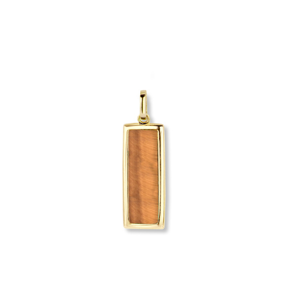 Pendentif One More Pendentif Pantelleria oeil de tigre Or Rose
