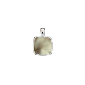 Pendentif One More Pendentif Pantelleria prasiolite nacre Or Blanc