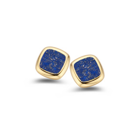 Boucles d'oreilles One More  Pantelleria lapis lazuli Or Jaune