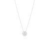 Collier La Brune & La Blonde Mini Soleil Or Blanc Diamant 0.07ct