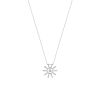 Collier La Brune & La Blonde Plein Soleil Or Blanc Diamant 0.15ct