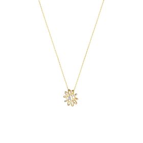Collier La Brune & La Blonde 360° Trio Diamants 0.40 carat or jaune