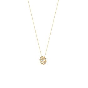 Collier La Brune & La Blonde Mini Soleil Or Jaune Diamant 0.07ct