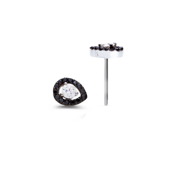 Boucles d'oreilles One More  Salina Diamants Or Blanc