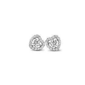 Boucles d'oreilles One More  Salina Diamants Or Blanc